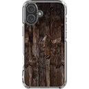 Splintered Walnut - Clear MagSafe Impact Case