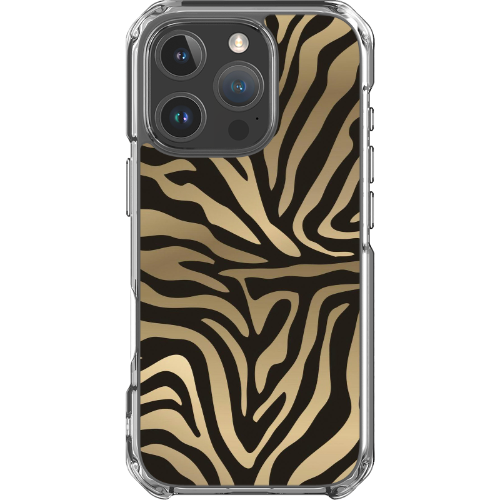 Golden Zebra - Clear MagSafe Impact Case