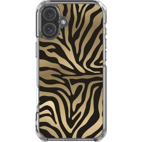 Golden Zebra - Clear MagSafe Impact Case