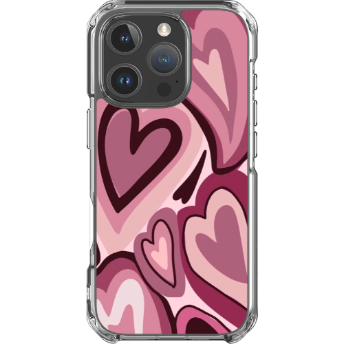 Sweetheart Swirl - Clear MagSafe Impact Case