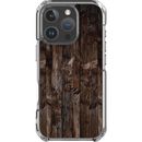 Splintered Walnut - Clear MagSafe Impact Case