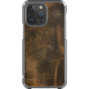 Rustic Hide - Clear MagSafe Impact Case: Rugged Texture, Reliable Resilience