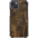 Rustic Hide - Clear MagSafe Impact Case: Rugged Texture, Reliable Resilience