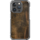Rustic Hide - Clear MagSafe Impact Case: Rugged Texture, Reliable Resilience