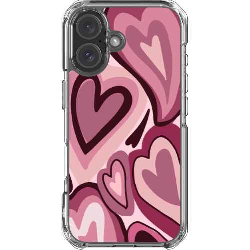 Sweetheart Swirl - Clear MagSafe Impact Case