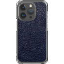 Indigo Hide - Clear MagSafe Impact Case: Refined Texture, Reliable Defense