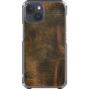 Rustic Hide - Clear MagSafe Impact Case: Rugged Texture, Reliable Resilience