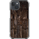 Splintered Walnut - Clear MagSafe Impact Case