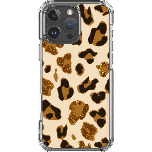 Leopard Glitz - Clear MagSafe Impact Case