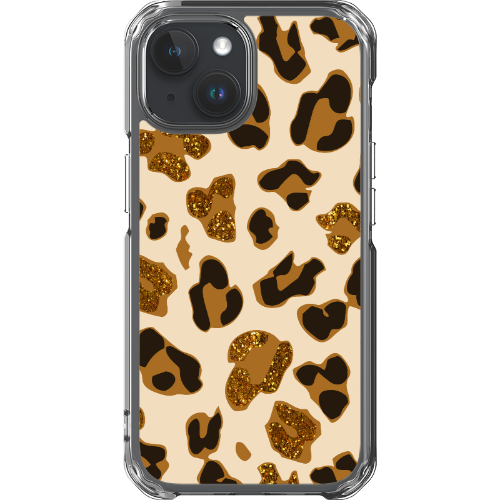 Leopard Glitz - Clear MagSafe Impact Case