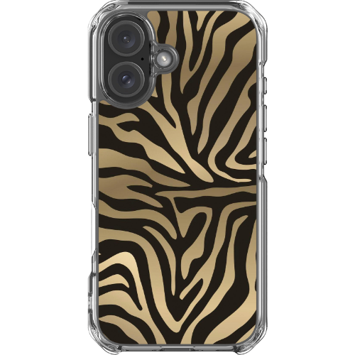 Golden Zebra - Clear MagSafe Impact Case