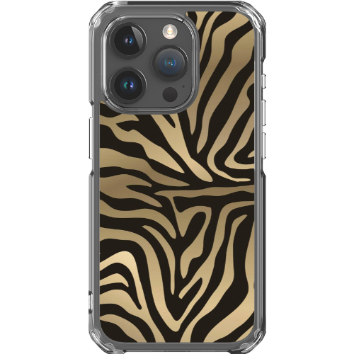 Golden Zebra - Clear MagSafe Impact Case