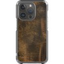 Rustic Hide - Clear MagSafe Impact Case: Rugged Texture, Reliable Resilience