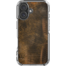 Rustic Hide - Clear MagSafe Impact Case: Rugged Texture, Reliable Resilience