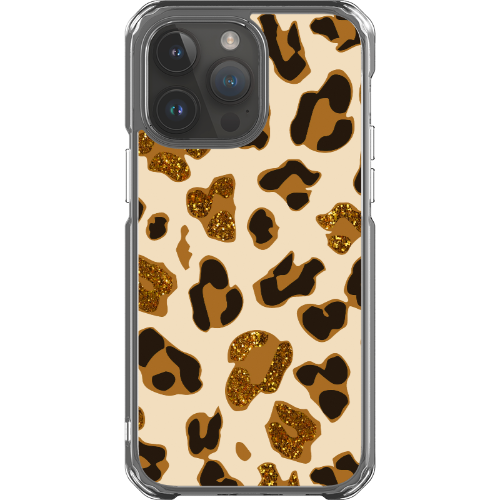 Leopard Glitz - Clear MagSafe Impact Case