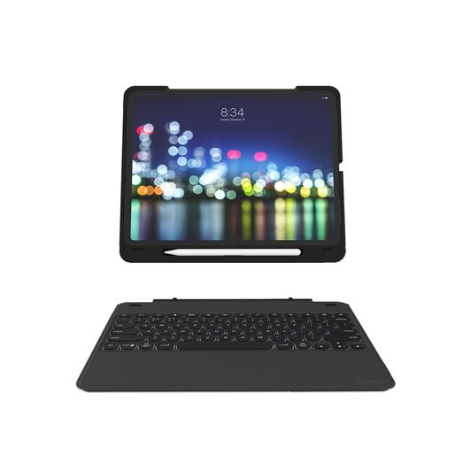 Zagg - Slim Book Go Keyboard And Case For Apple iPad Pro 12.9 (2020 / 2018) - Black