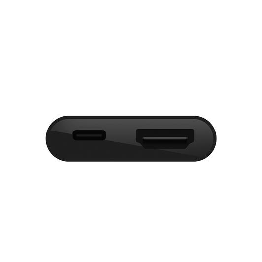 Belkin - USB-C To HDMI and Charge Adapter 60W - Black