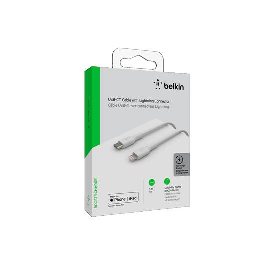 Belkin - Boost Up Charge USB-C To Apple Lightning Cable 3ft