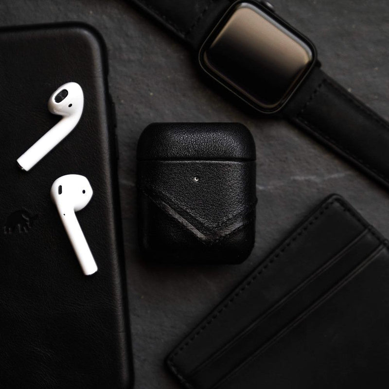 Leather AirPods Case - Black Edition by Bullstrap