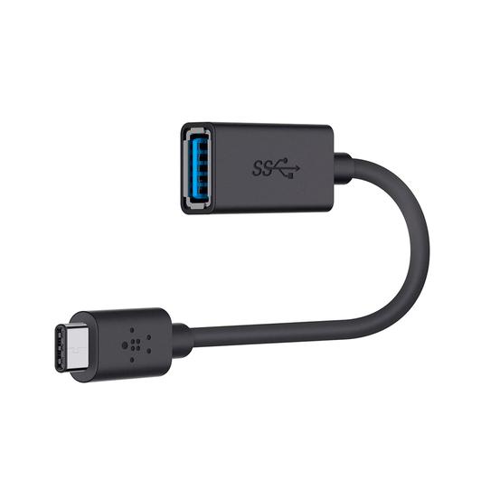 Belkin - USB-A To USB-C 3.0 Adapter - Black