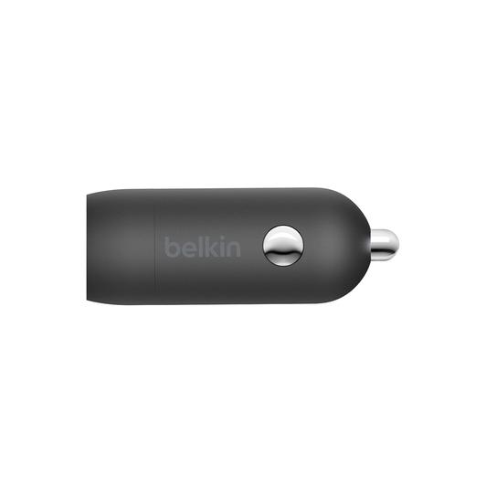 Belkin - Boost Up USB-C Car Charger 18w / 3.6a With USB-C To Apple Lightning Cable 4ft - Black