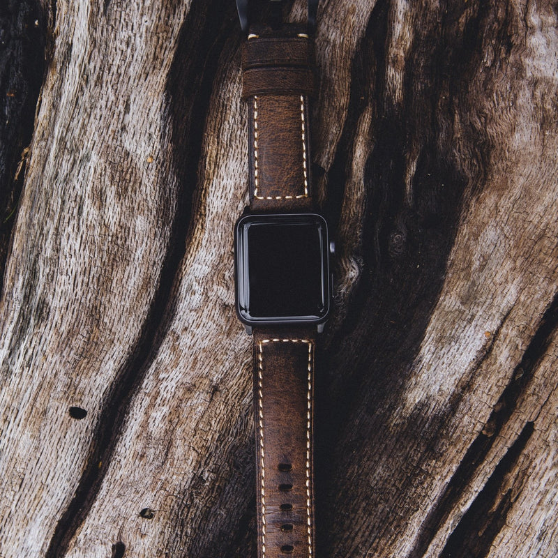 Leather Apple Watch Strap - Terra by Bullstrap
