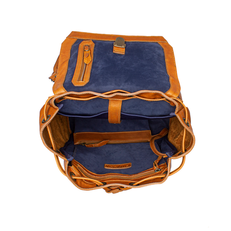 Ellington top leather backpack