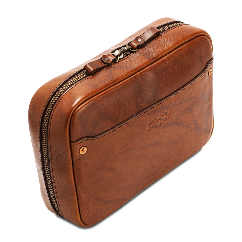 Heritage Leather "Doc" Tech / Dopp Kit by Mission Mercantile