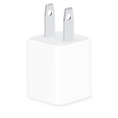 Apple Original 5W 1.0A USB White Power Charger Adapter - Bulk