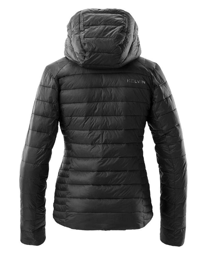 Aura Women’s Heated Jacket (Black) by Kelvin Coats