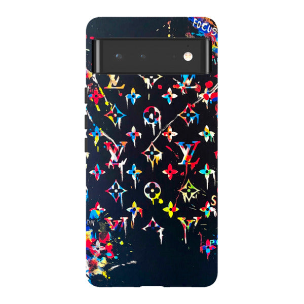 Supreme And Black Louis Vuitton Samsung Galaxy Z Flip 3 5G Clear Case